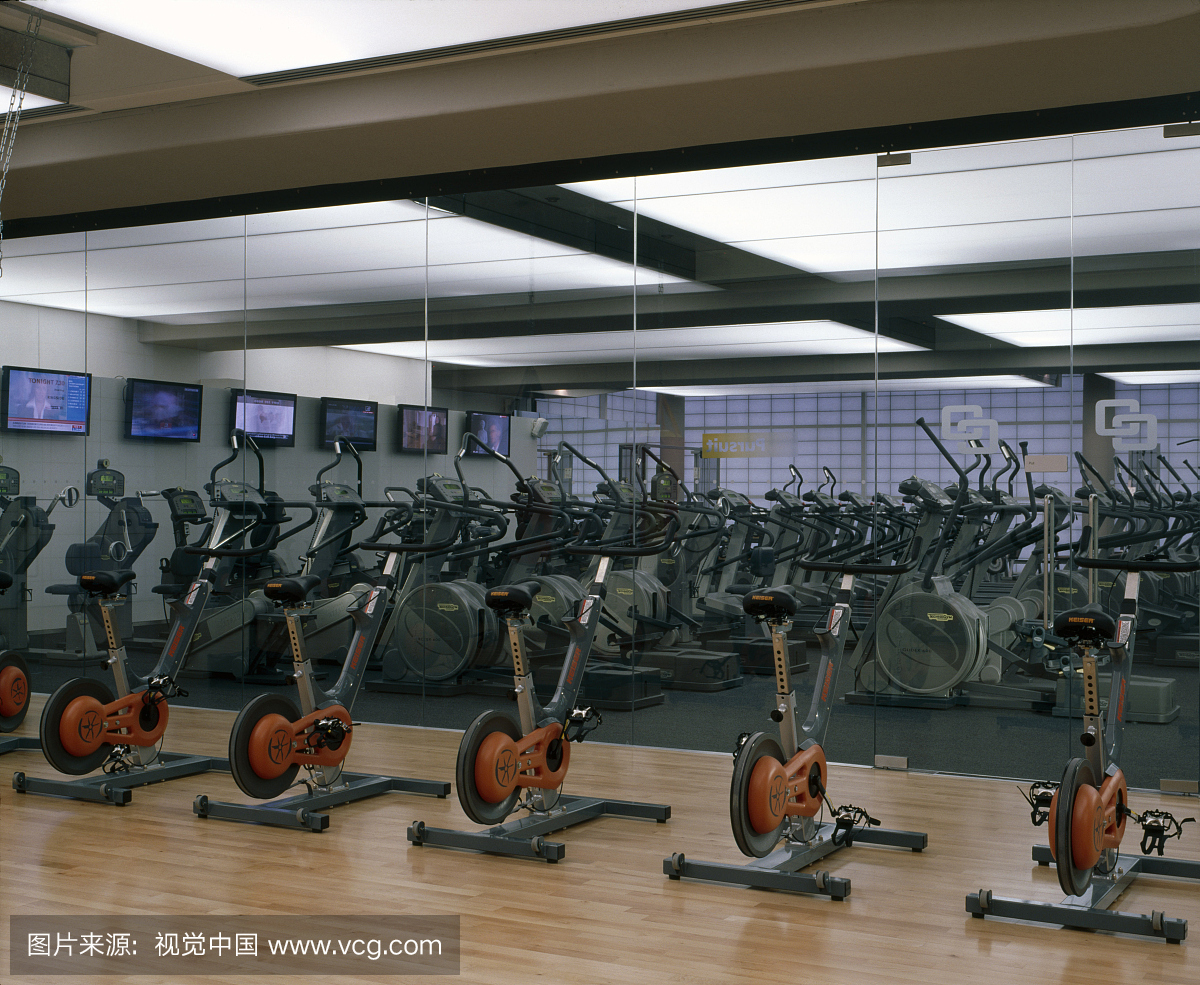 切尔西俱乐部,富勒姆路,伦敦。健身房。弗莱彻