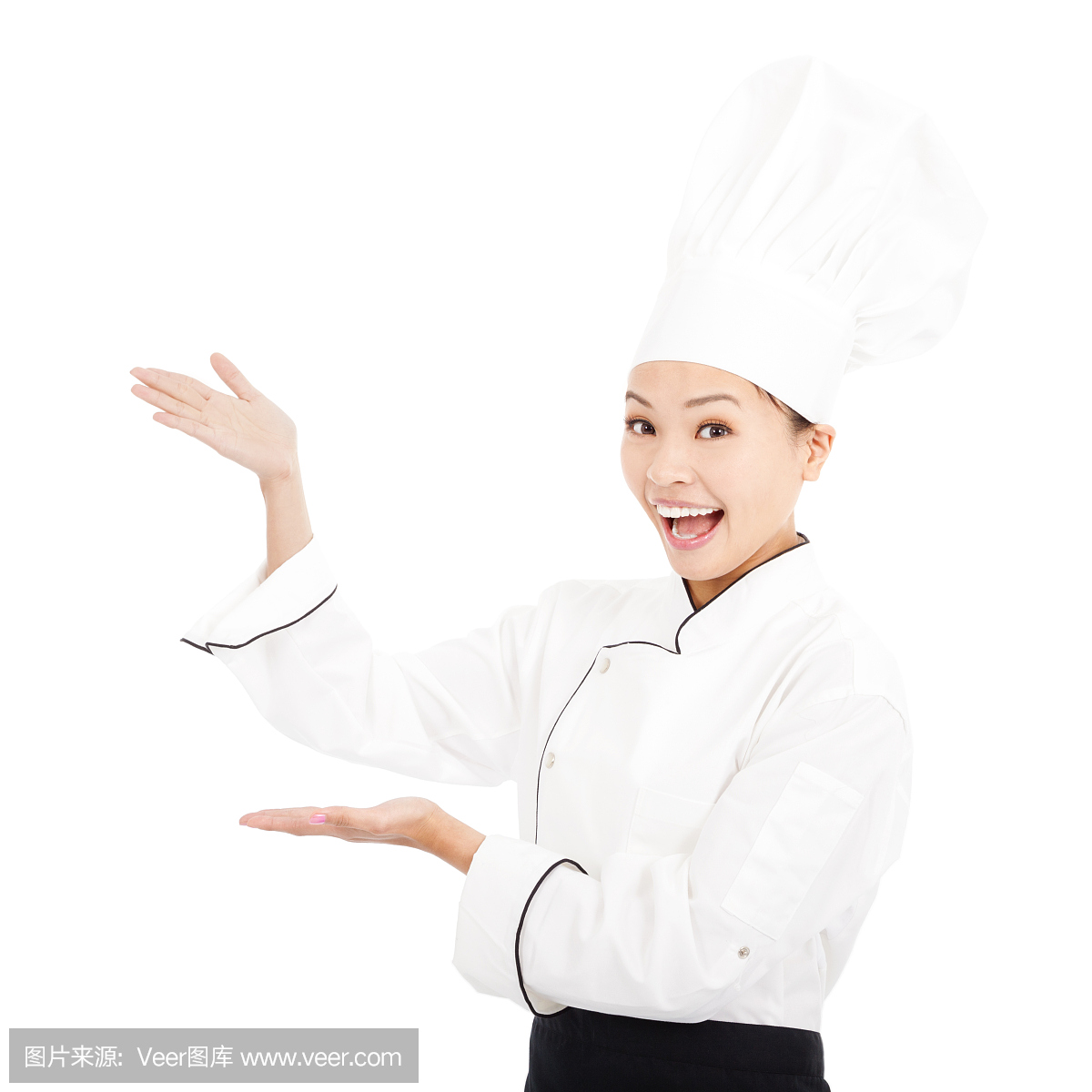 漂亮a动态的动态打扮成一个厨师与帽子赞女人美女图片年轻图片
