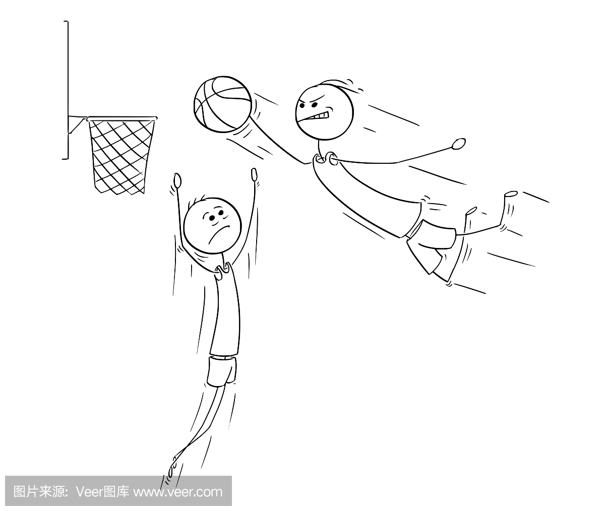美国篮球明星简笔画-图库-五毛网