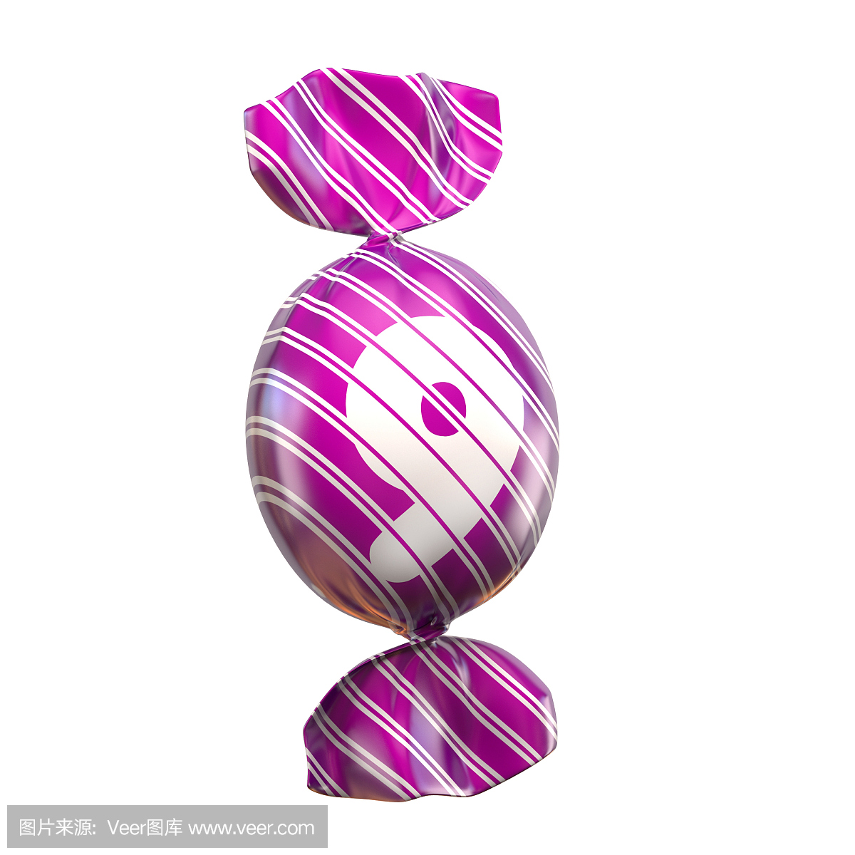 Candy 3d font number 9