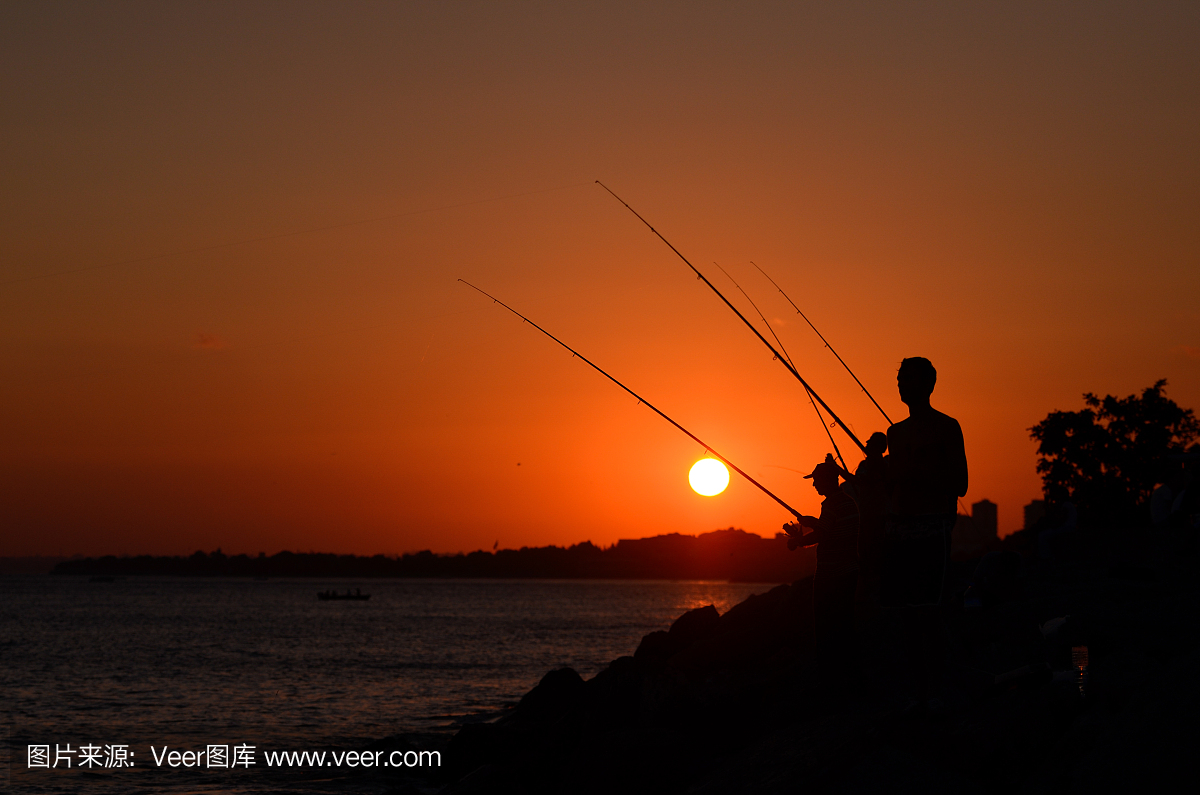 仅男人,剪影,天空,业余爱好