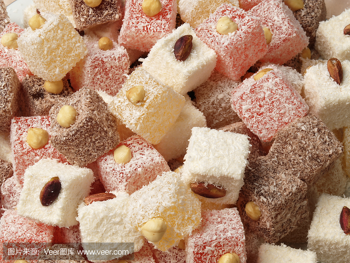 土耳其软糖,橡皮糖,土耳其快乐糖,土耳其糖