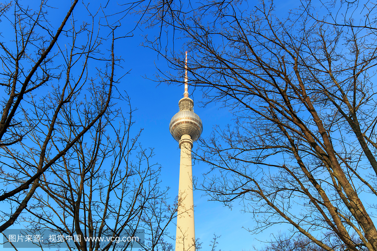 柏林,气候,万里无云,无线电通信塔