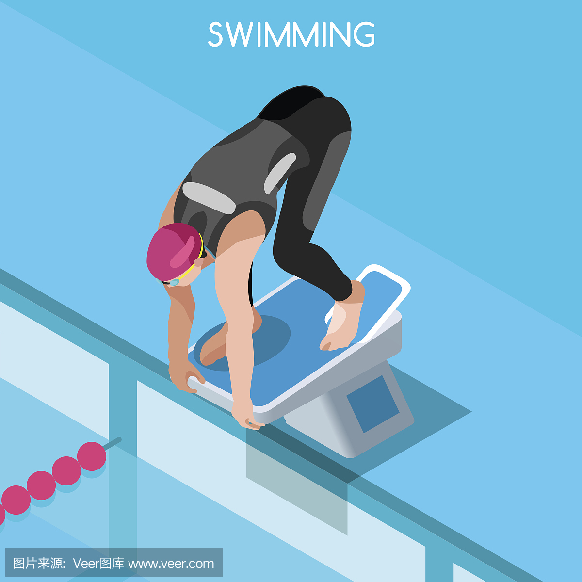 游泳自由式运动员等距仰泳体育国际蝴蝶游泳比