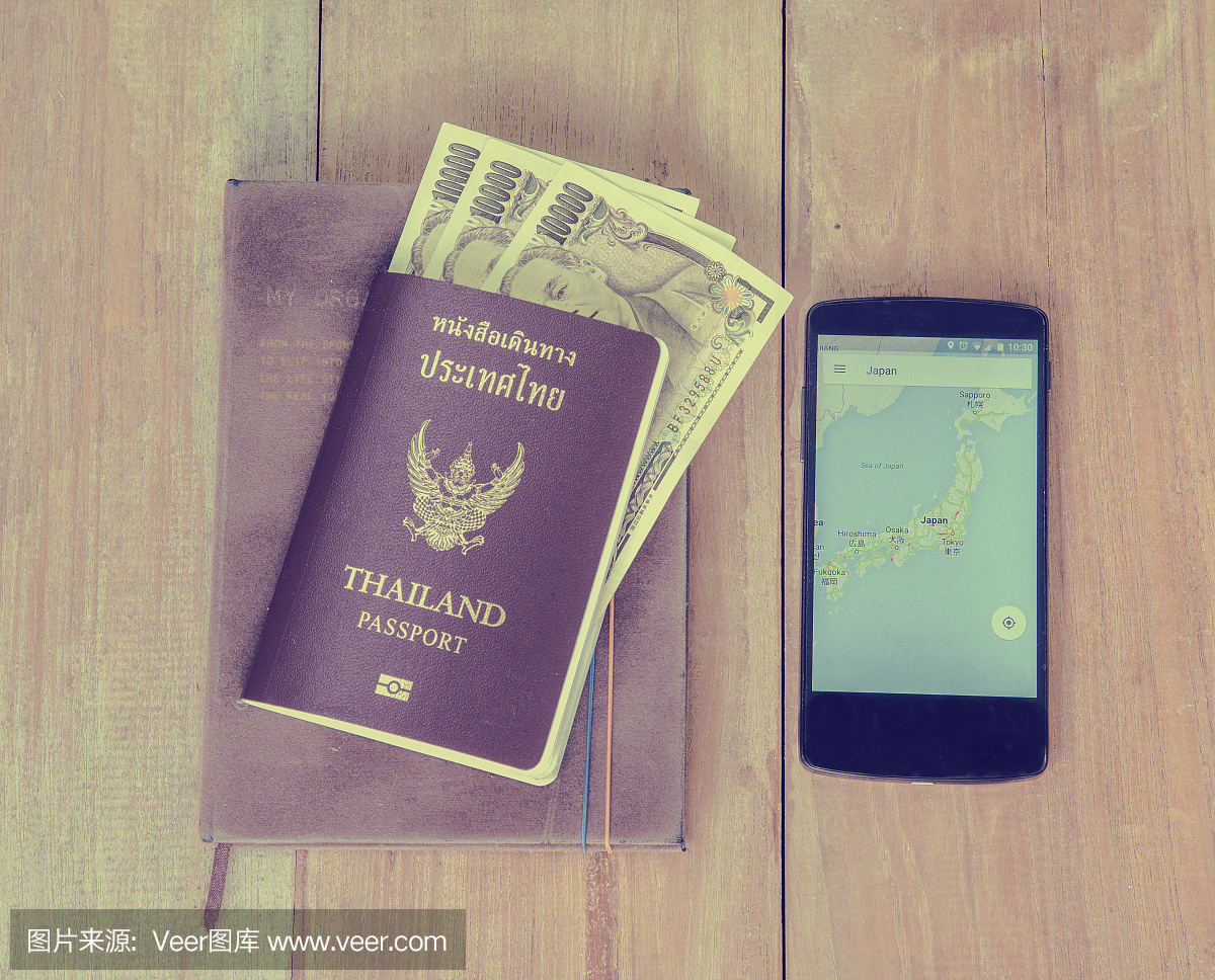 日本钱插入泰国护照