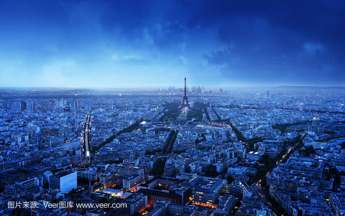 巴黎,法国首都,法国巴黎,夜晚