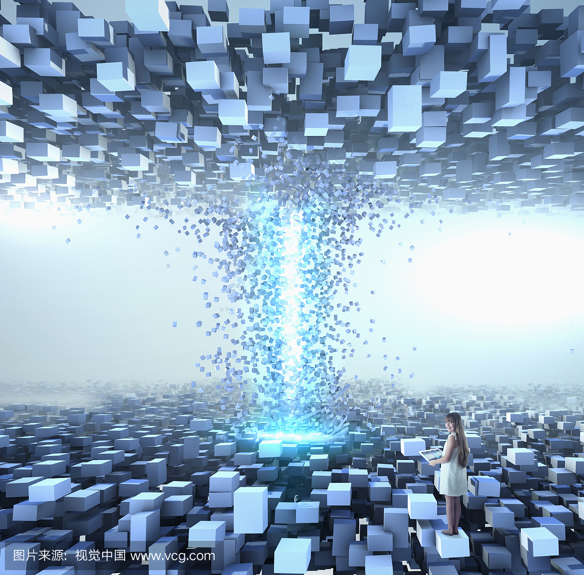 未来,将来的,使命,科幻场景