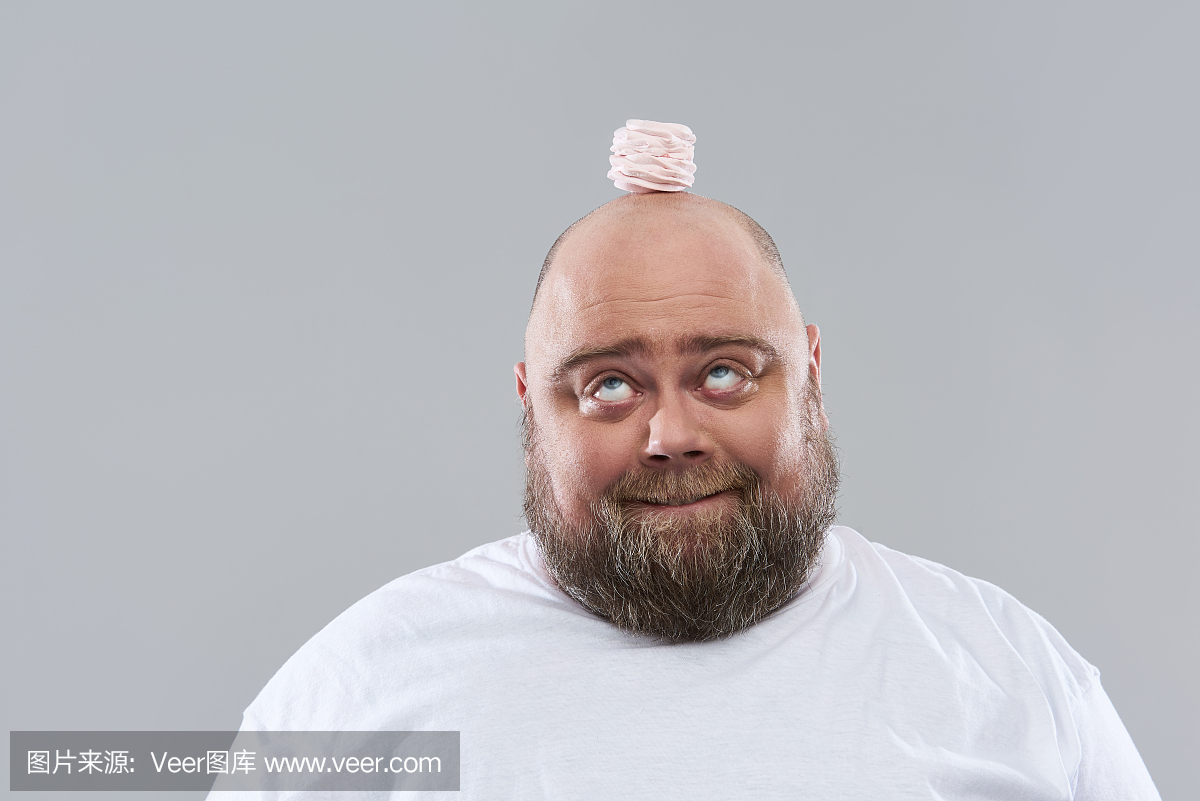 可爱的,仅男人,灰色,一个人