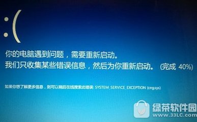 win10蓝屏错误0x0000003B怎么办 绿茶文章中 win10蓝屏错误0x0000003B怎么办 绿茶文章中