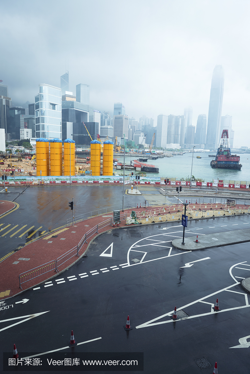 中国香港城建筑工地