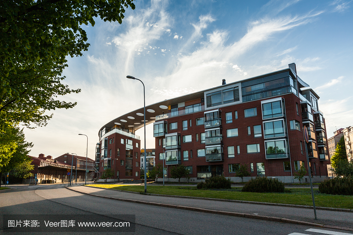 Helsinki city life. Streets, culture. Finland