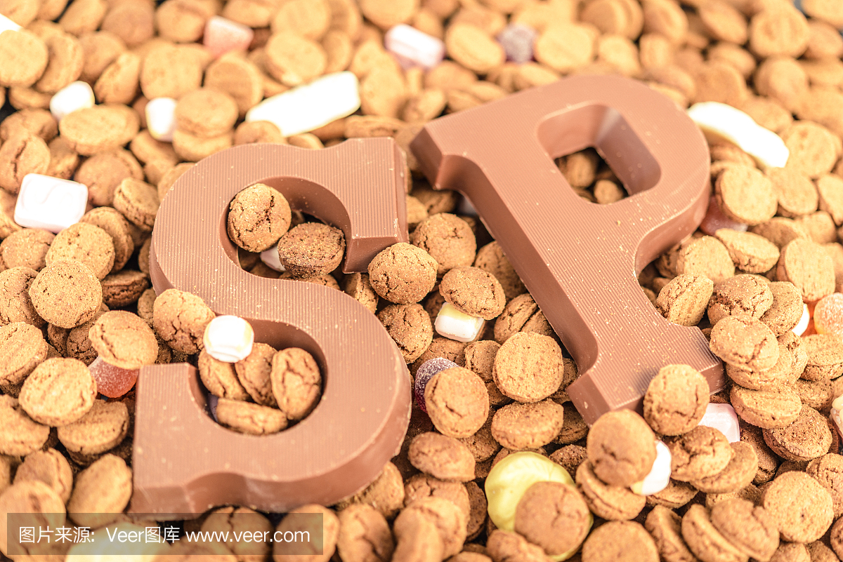 Sinterklaas或Sint Nicolaas荷兰民俗儿童节假日