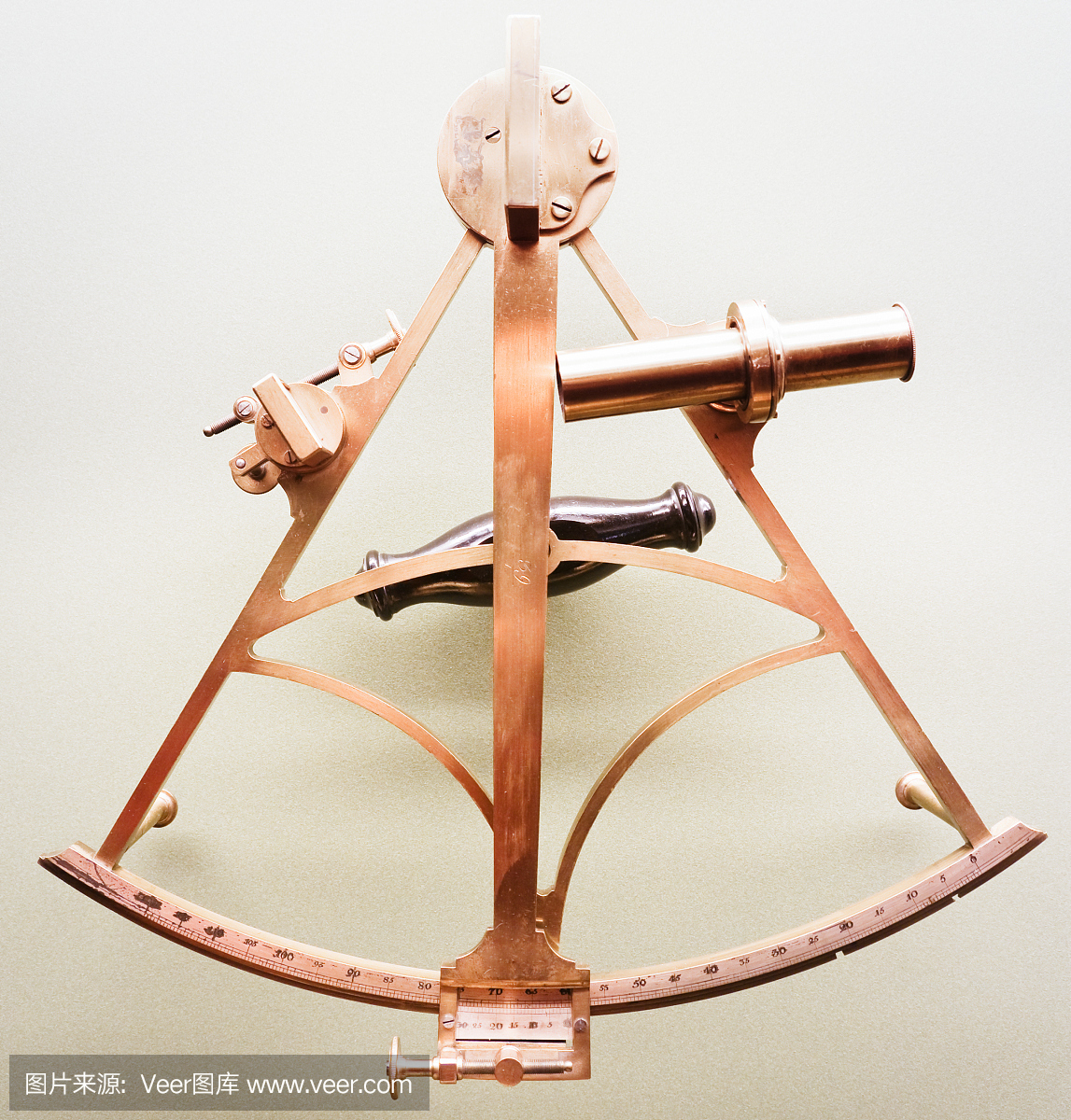 六分仪,圆的六分之一,60度,六分