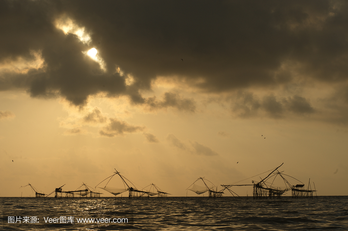 养鱼场,养鱼塘,海洋养殖,养鱼池