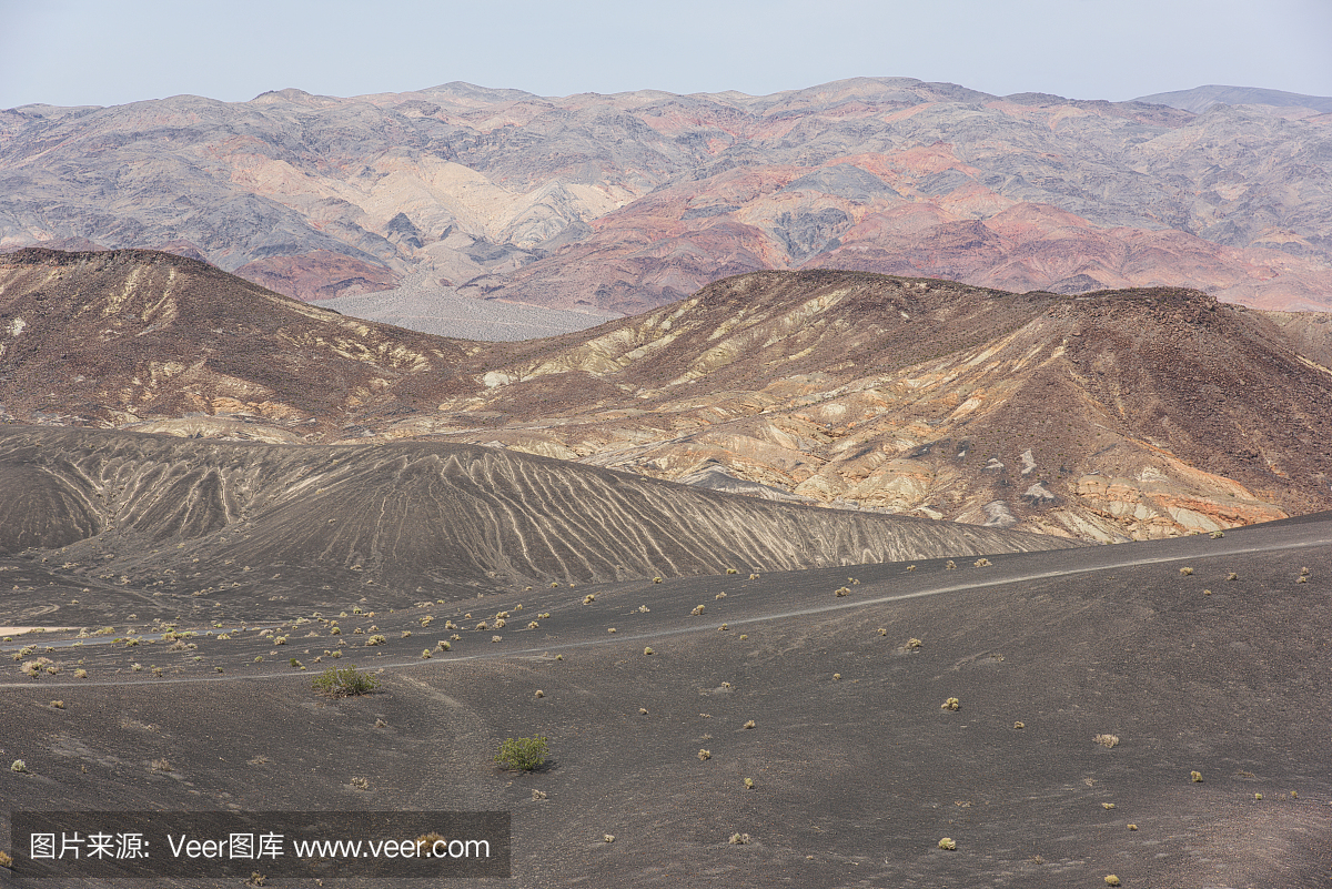 黑沙,黑沙滩,死亡谷国家公园,死河谷国家公园