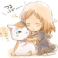 很可爱的夏目友人帐猫咪老师qq动漫头像(3)-15kb