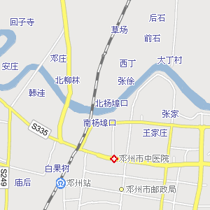 邓州市城区地图图片