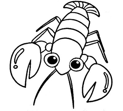 大虾儿童简笔画大全鱼类简笔画_幼儿简笔画-41kb