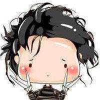 犯二剪刀手卡通头像:剪刀手卖萌卡通头像:男生-10kb