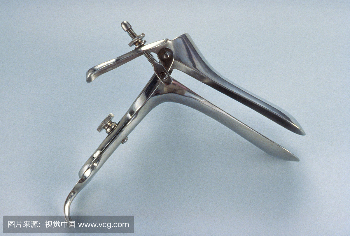 阴道窥器,用于检查子宫颈的妇科工具。