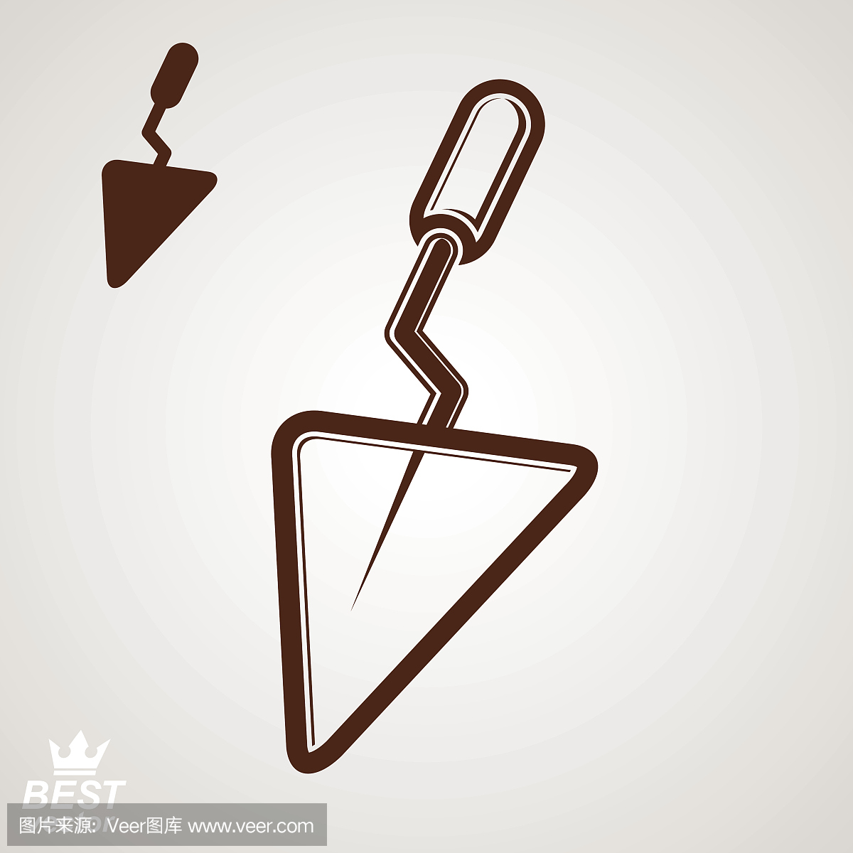 经典矢量工业铲,附加版本包括。