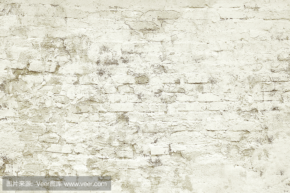 老白砖画墙上的背景纹理