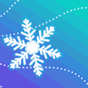 小雪花动态图片