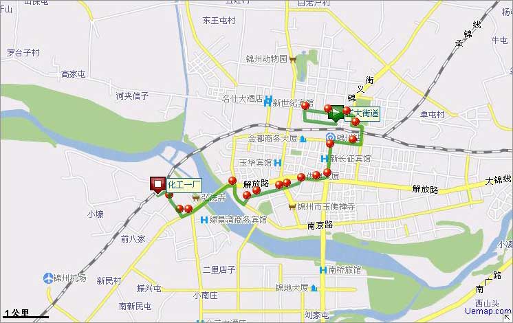 2017年锦州公交线路图表