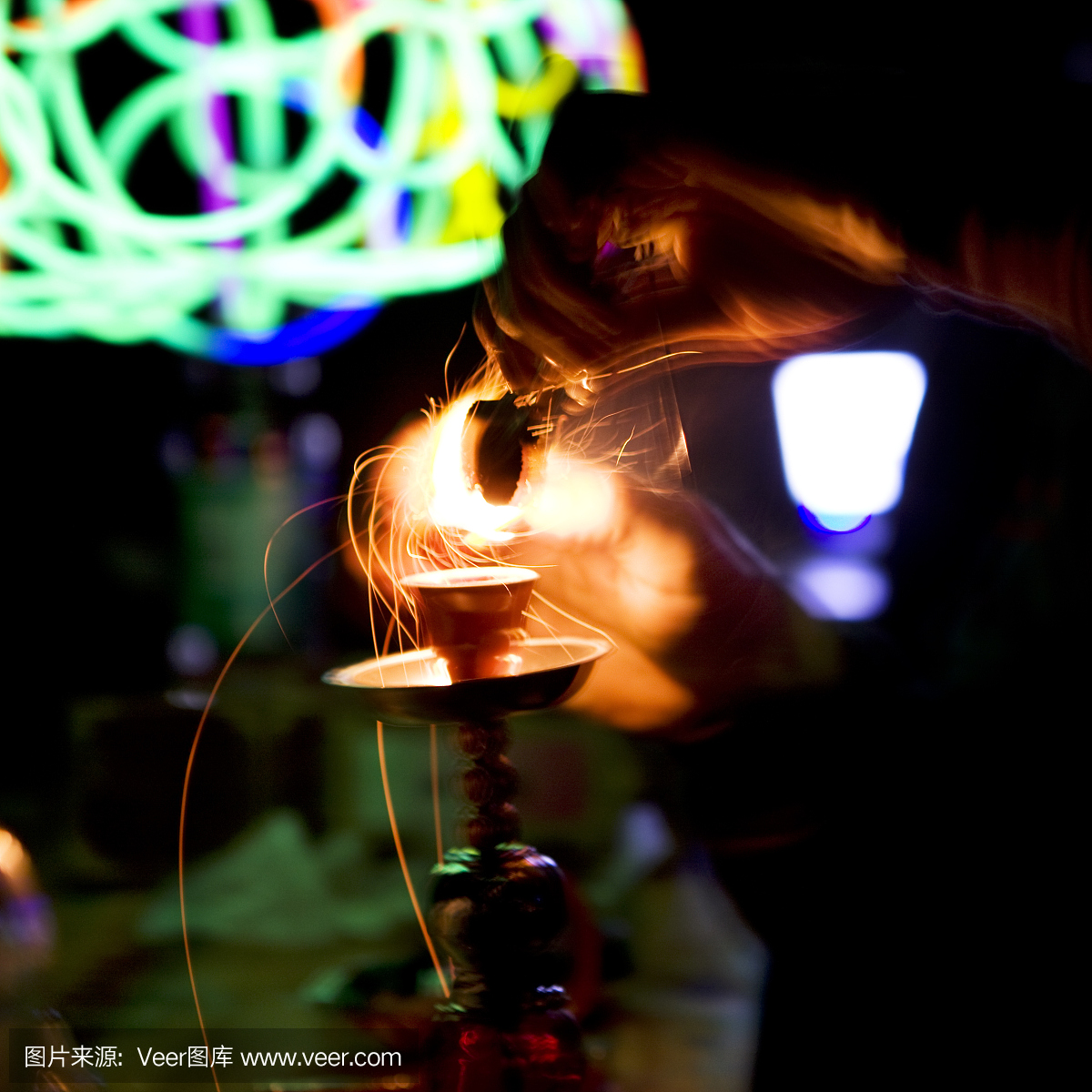 水烟袋,抽水烟的,抽水烟者,水烟壶