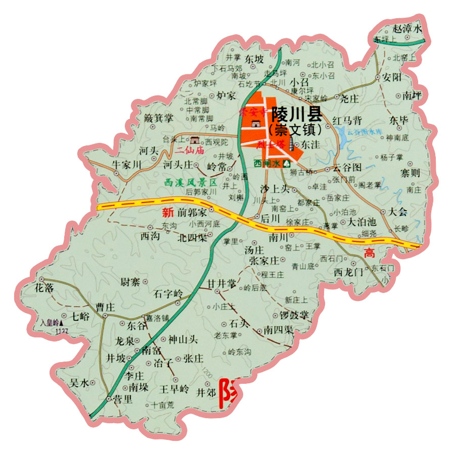 陵川县各乡镇地图图片