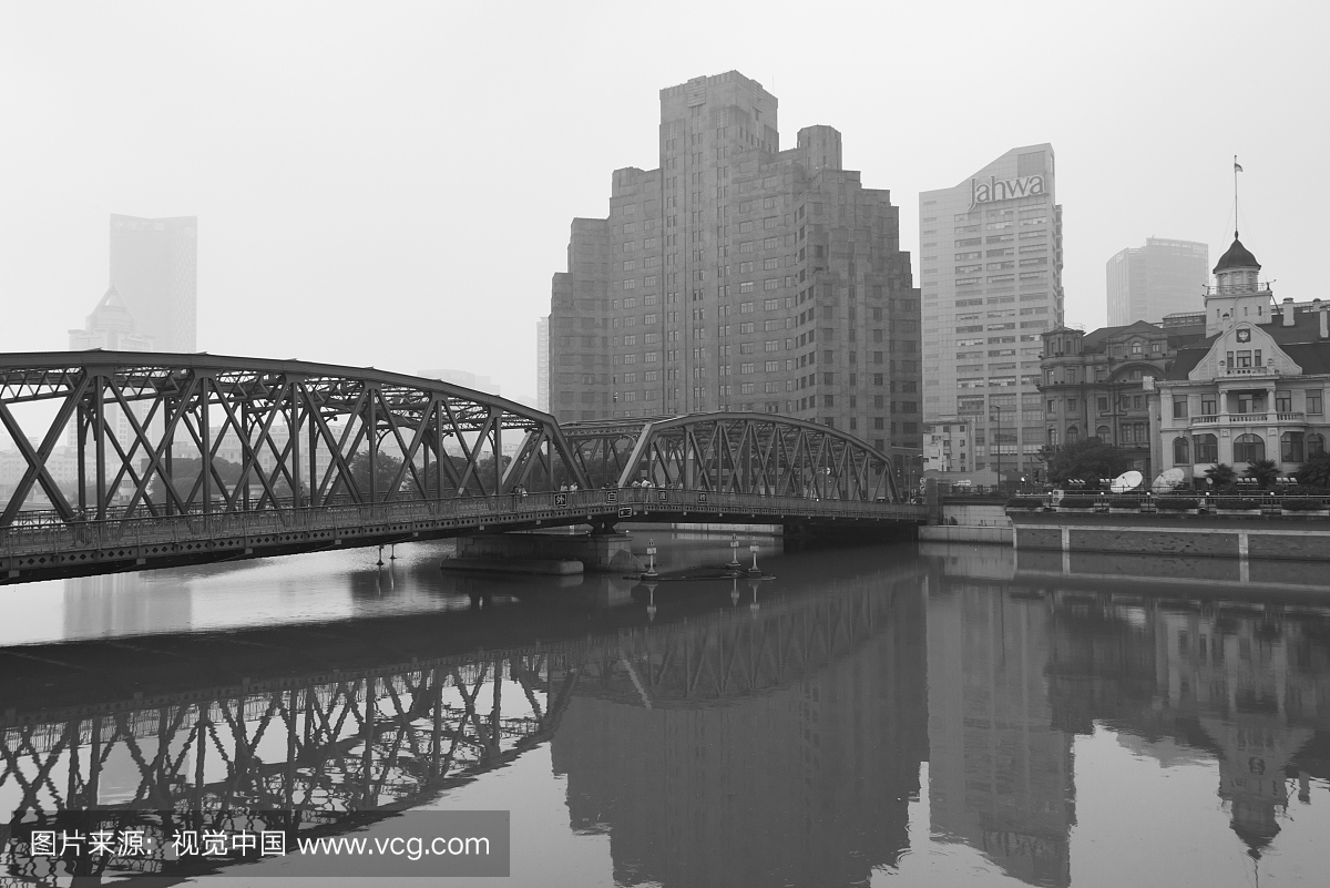 外滩大桥,外滩上海大厦,中国上海