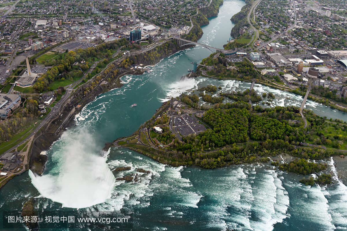 尼亚加拉瀑布市,图像,加拿大,著名景点