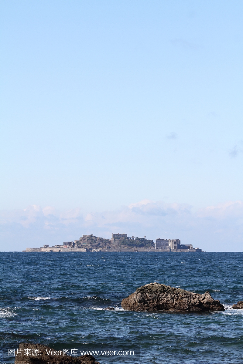 日本长崎的甘南岛(战舰岛)