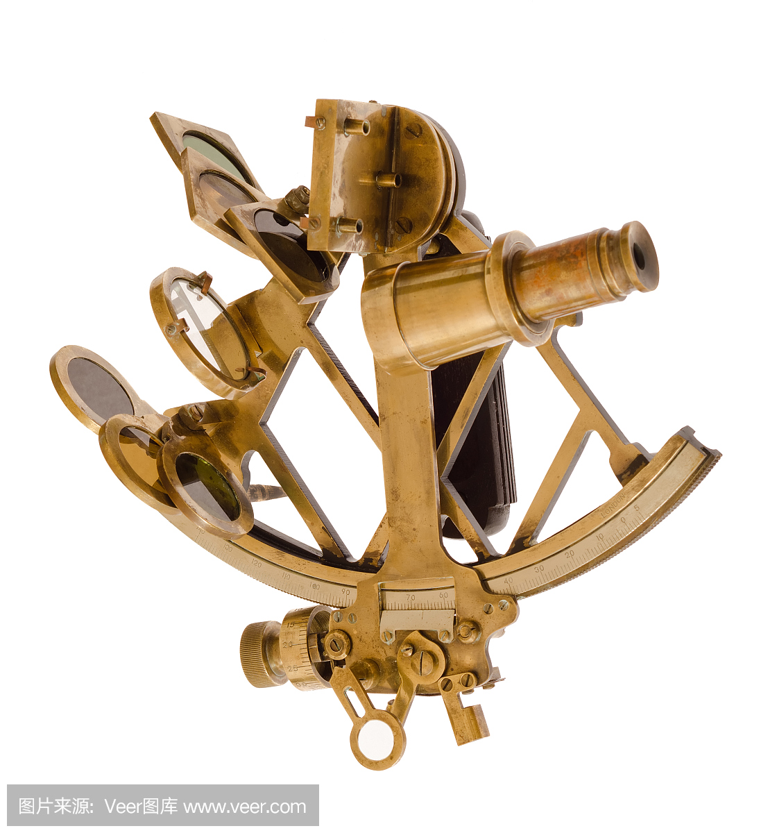 六分仪,圆的六分之一,60度,六分