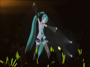 初音未来唱歌动态壁纸_图片搜索-211kb
