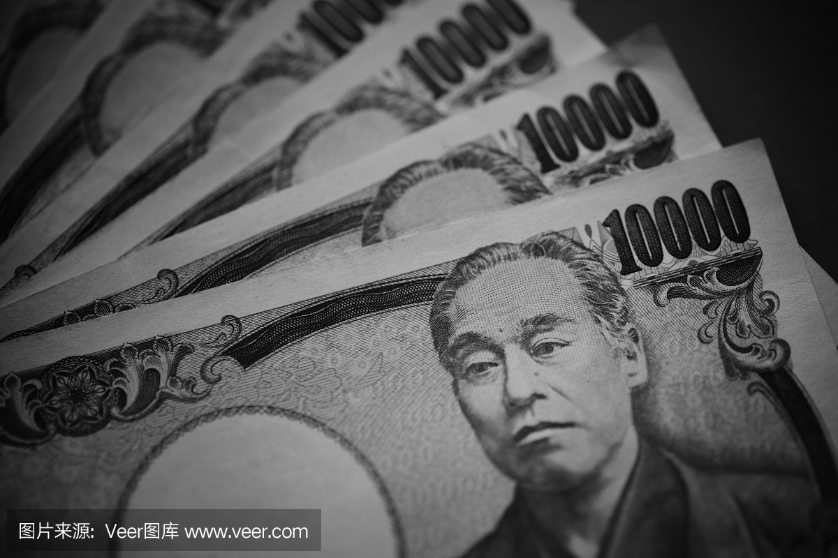 1万日元,面值1万日圆,1万日圆,1万日圆钞票