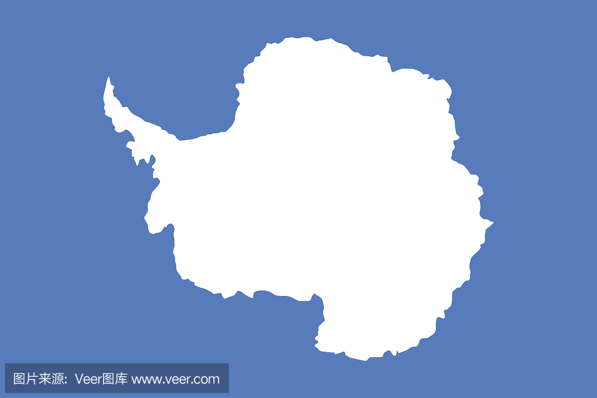 南极官方矢量标志。