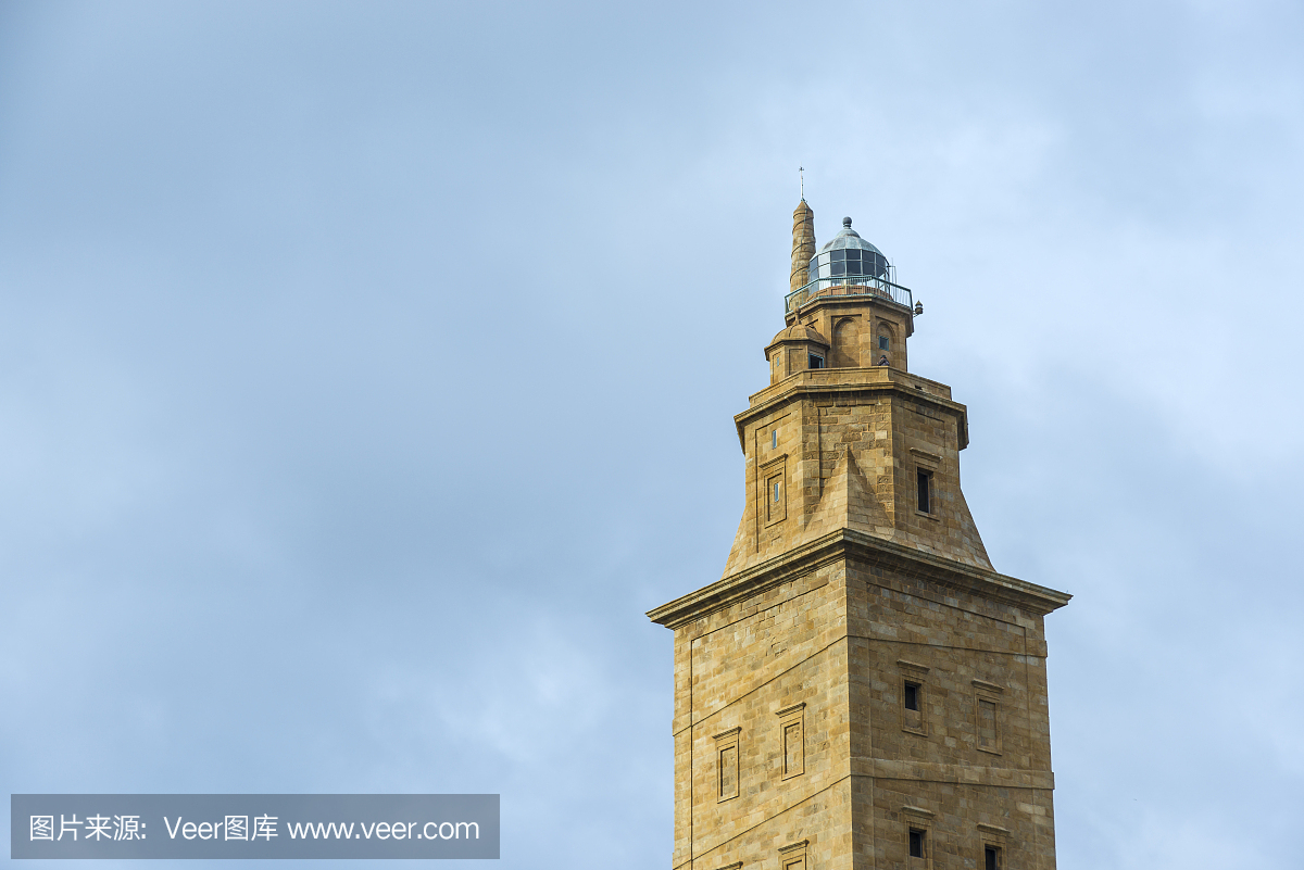 在拉科鲁尼亚,加利西亚,西班牙的大力士塔。