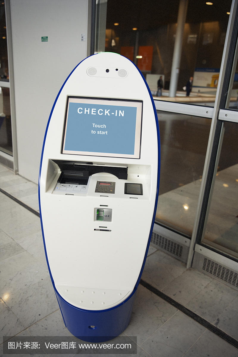 国航空公司,法国国营航空公司,法航,自助值机柜