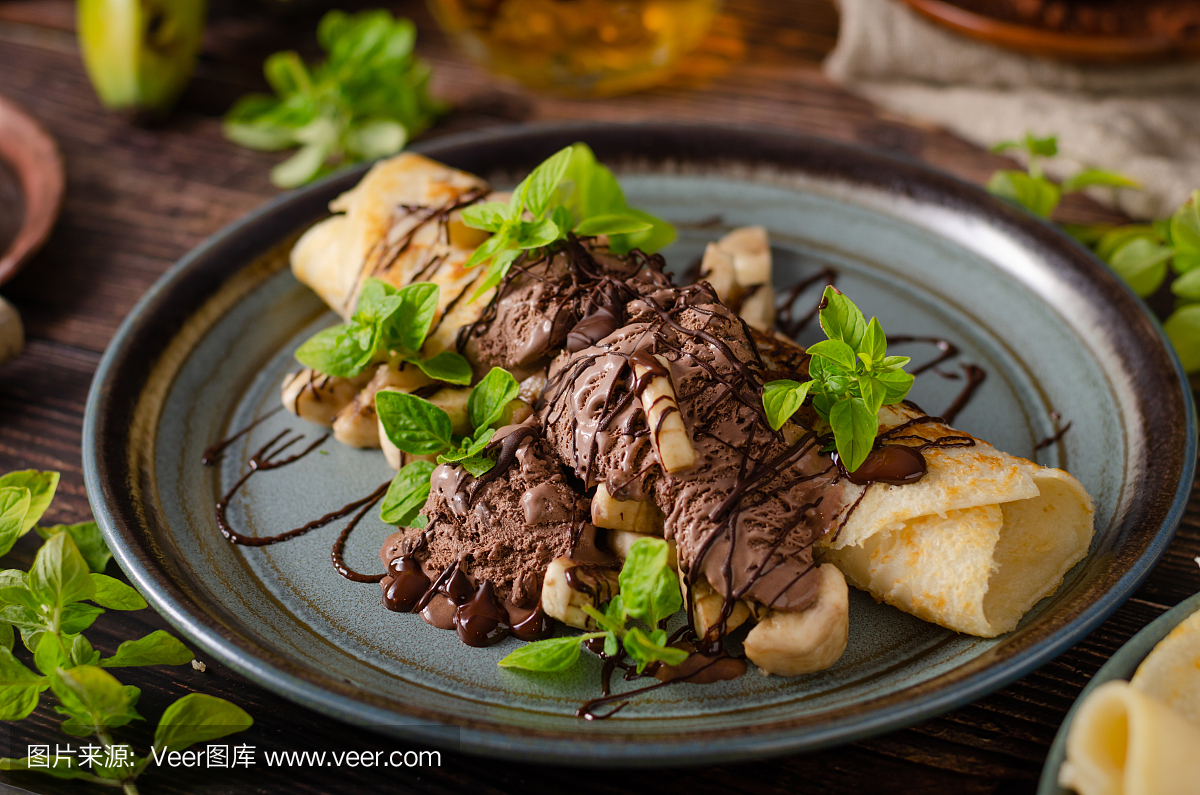 蛋糕,食品,黑巧克力,香草兰