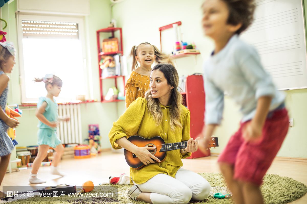 相伴,儿童,舞蹈,童年