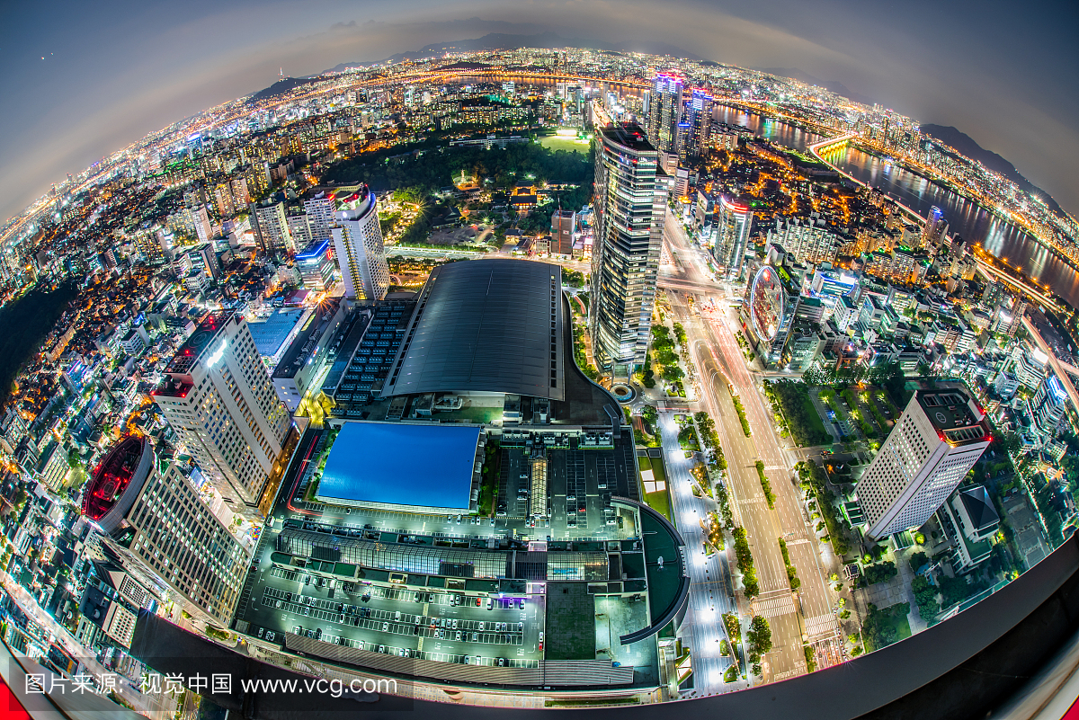 夜晚,建筑外部,发展,图像