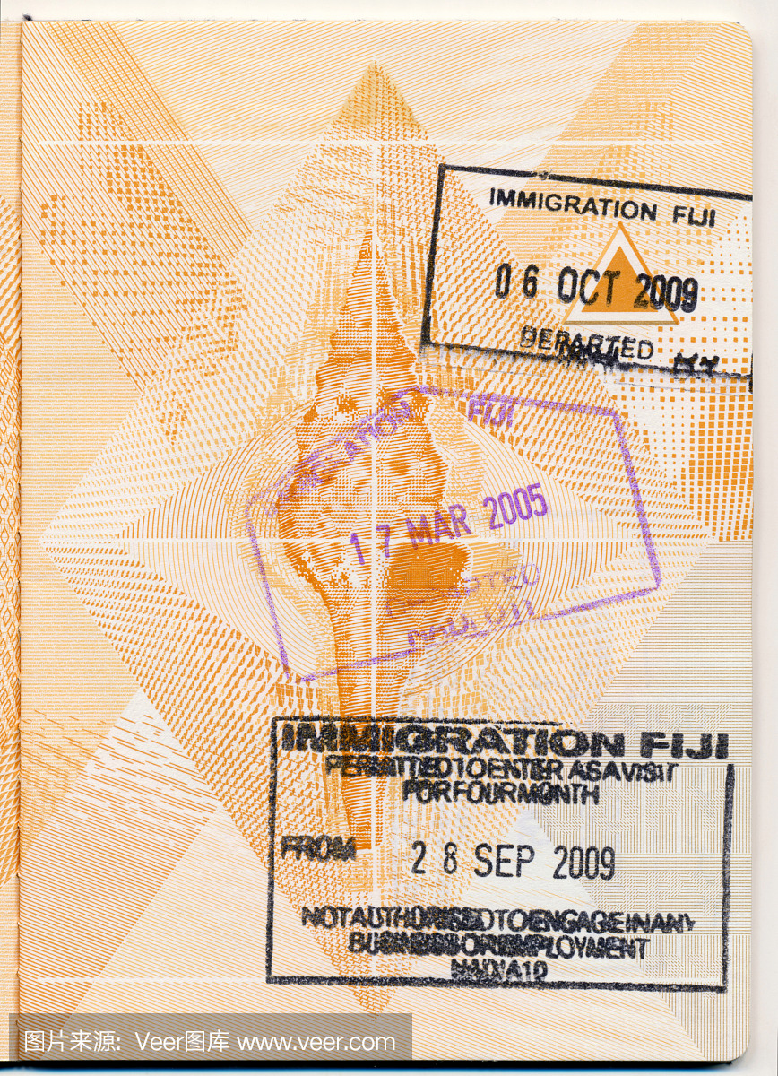 护照印章,移民戳,旅行签证,旅行用的签证