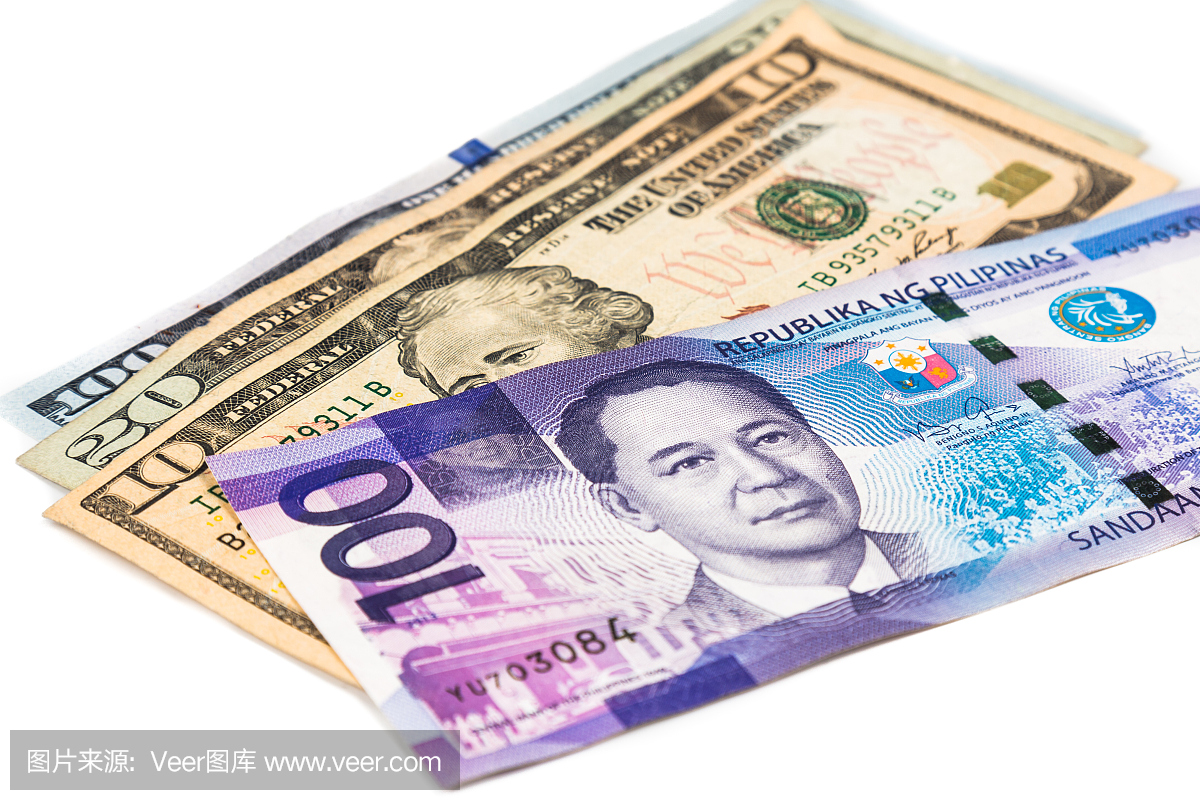 关闭菲律宾Piso货币对美元