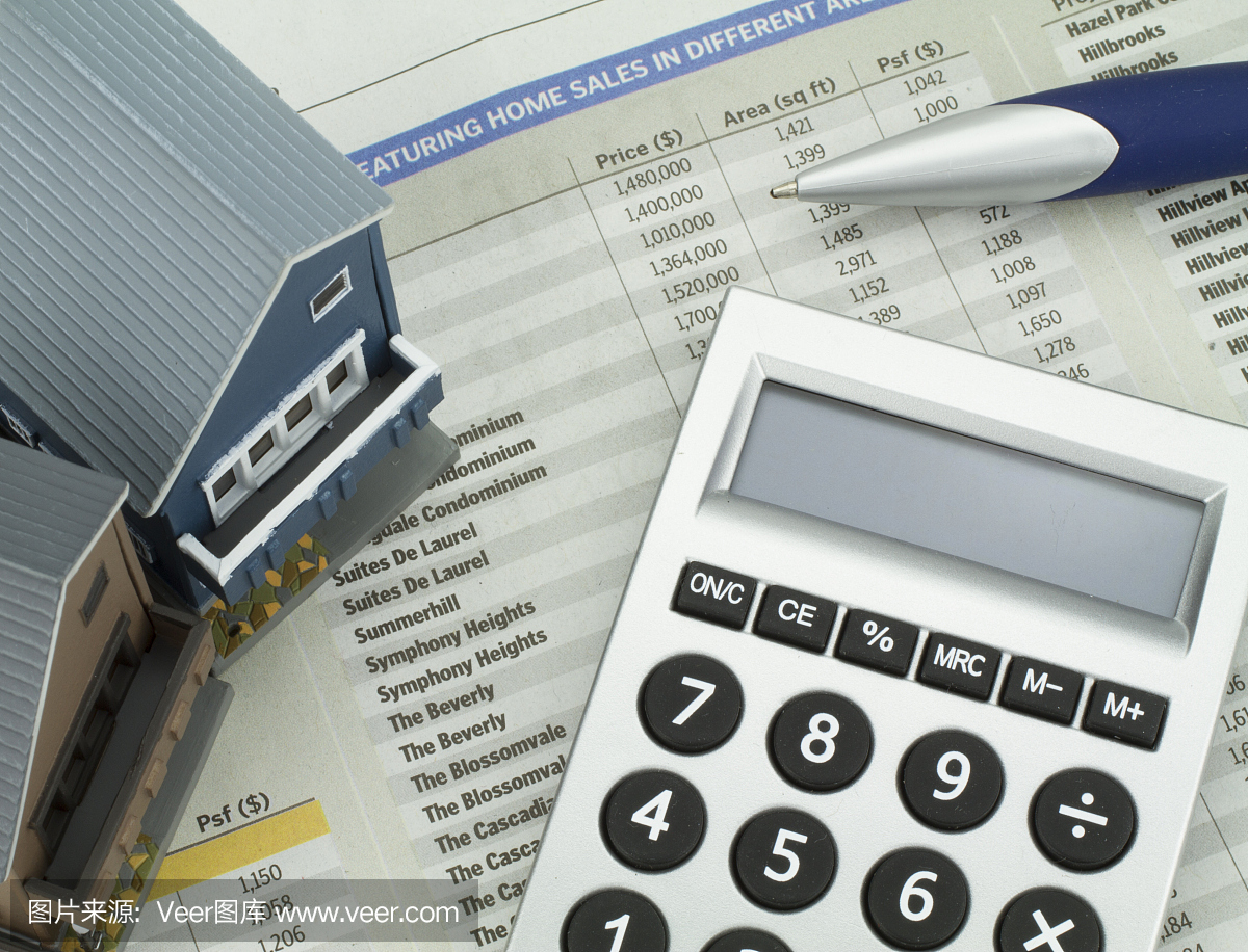 计算抵押贷款和买房