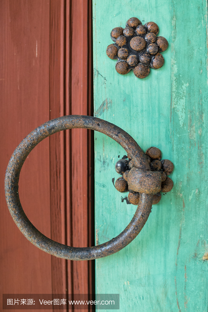 韩国传统门把手