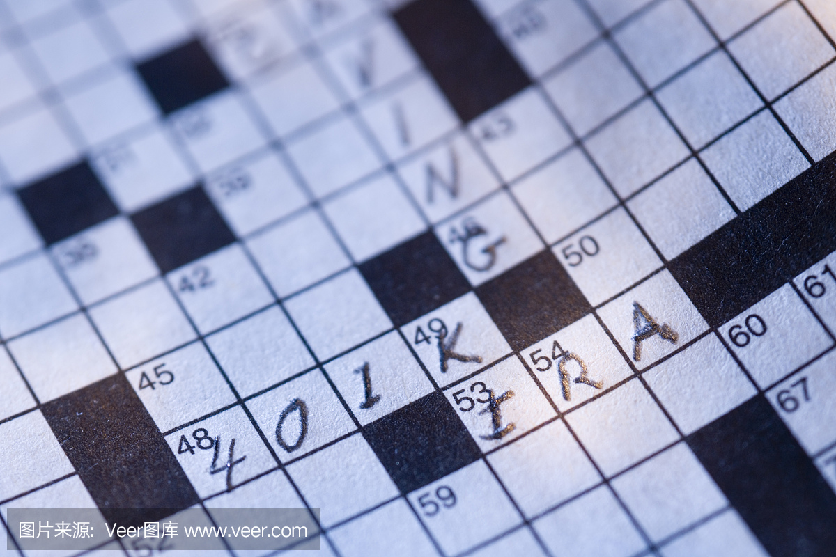 填写401k和IRA填字游戏