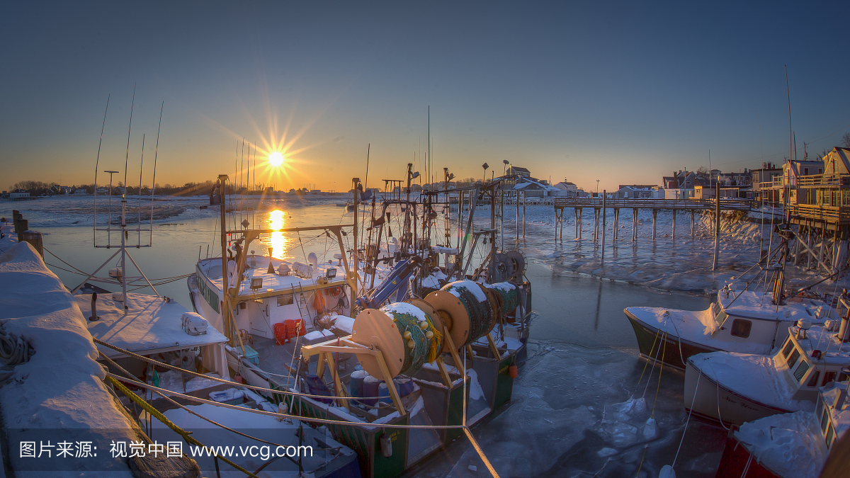 海港,冬天,海洋,文学硕士