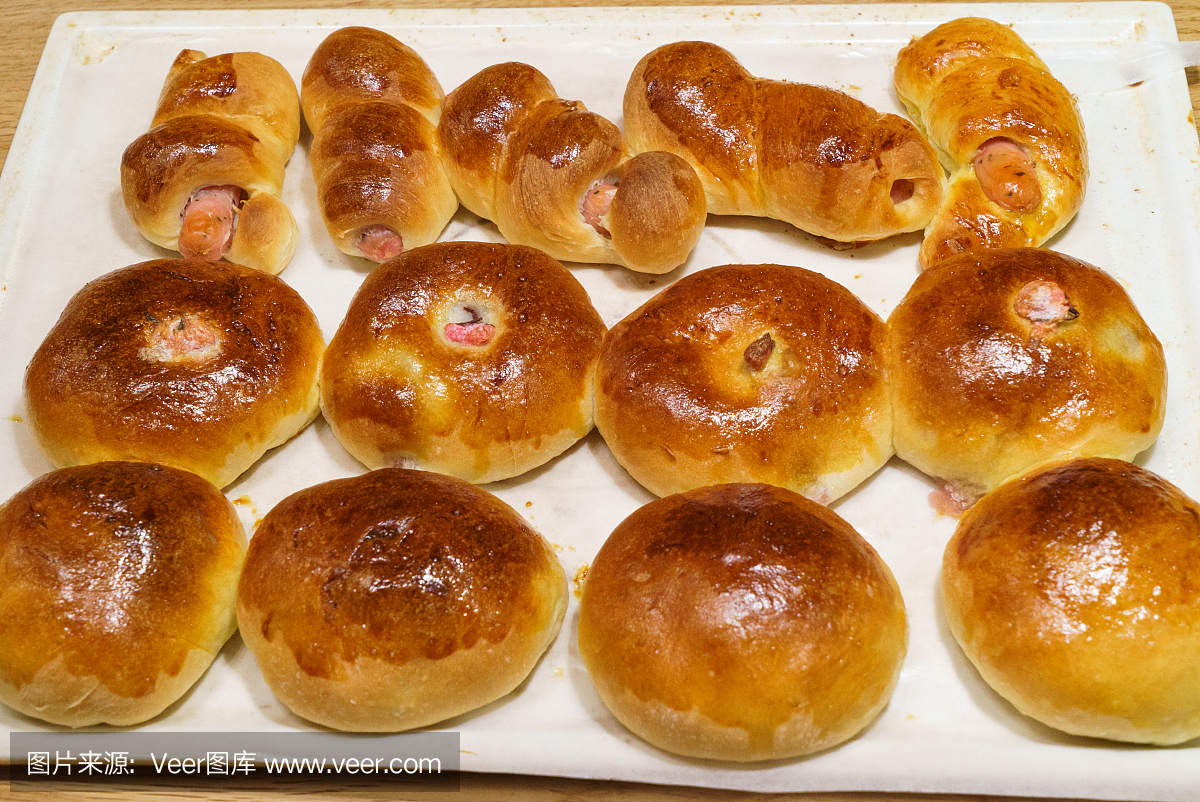 自制甜面包(豆酱面包)