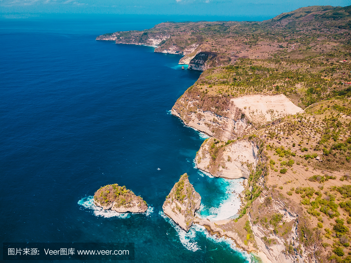 热带气候,英国,无人机,海岸线